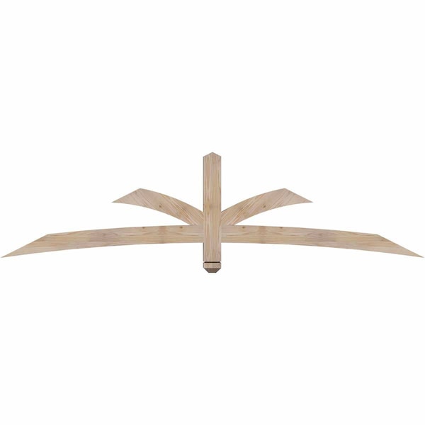 Ekena Millwork Davenport Smooth Timber Gable Bracket, Douglas Fir, 84"W x 21"H x 3 1/2"D x 3 1/2"F, 6/12 Pitch GBW084X21X0404DAV00SDF - main